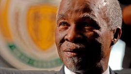 Thabo Mbeki south african president quit TV address