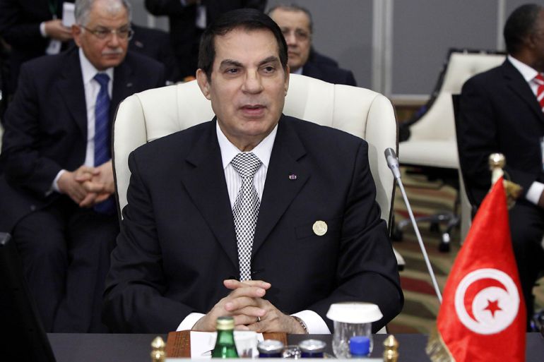 Tunisian President Zine El Abidine Ben Ali