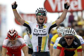Cavendish wins Tour stage