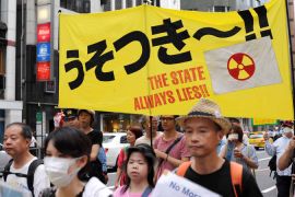 Japan, anti-nuclear rally