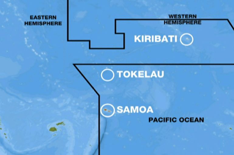 timeline Samoa Kiribati Tokelau