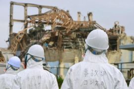 Members of Japanese government panel to investigate accident at Fukushima nuclear power plant, inspect damaged building housing No.3 reactor at TEPCO''s Fukushima Dai-ichi nuclear power plant