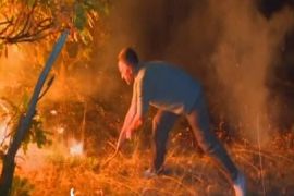 Fires rage in Serbia