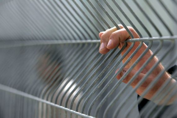 Palestinian prisoner in Israeli jail