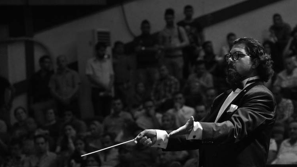 Wasfi is a renowned conductor of the Iraqi National Symphony Orchestra [Karim Wasfi/Al Jazeera]