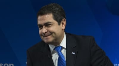 Honduran President Juan Orlando Hernandez [AFP]