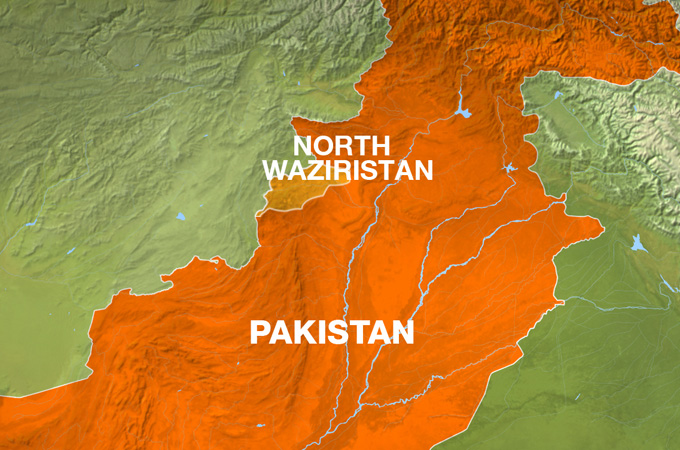 North Waziristan map