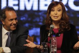 Cristina Fernandez, Daniel Scioli,