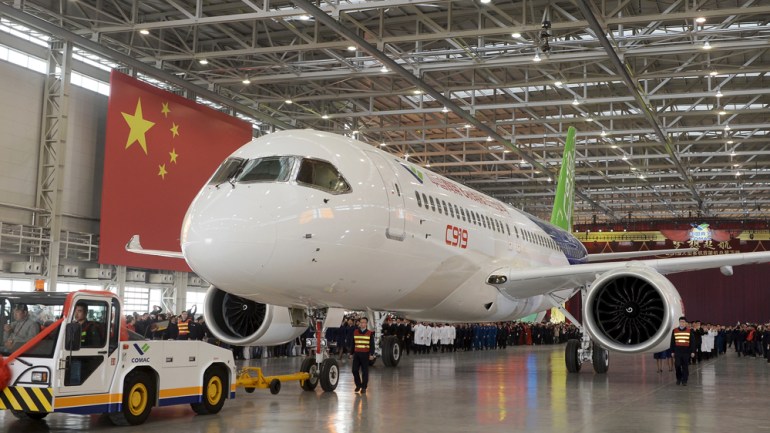 China made airplane