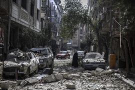 Airstrike on rebel-held city of Douma