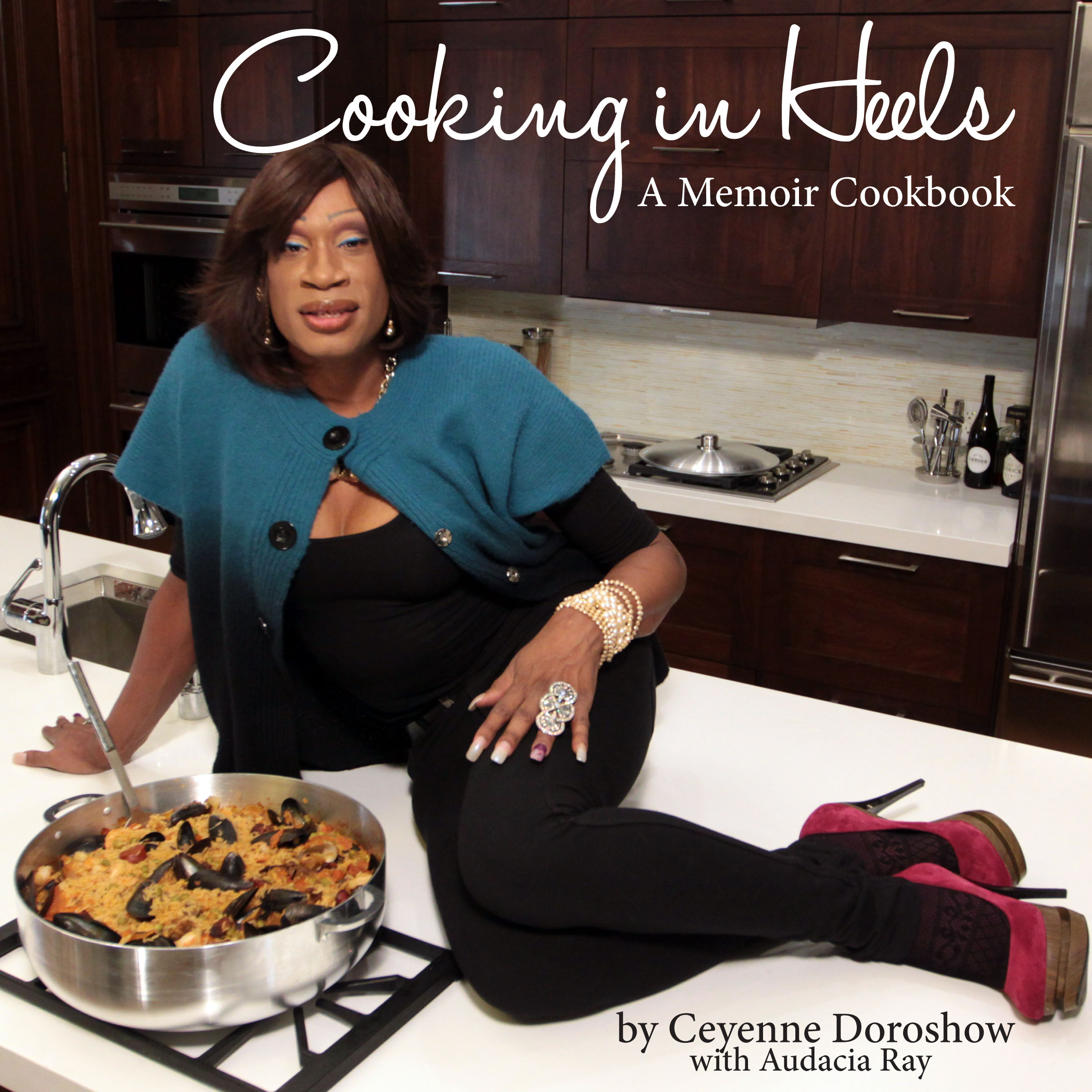 The cover of Cooking in Heels [Stacie Joy]