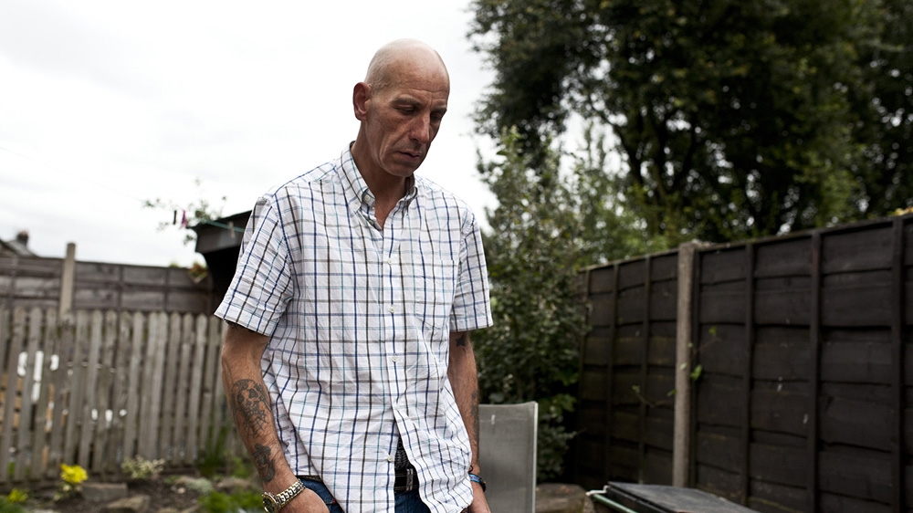 Bob feels his children are better off with foster parents because of his financial situation [David Shaw/Al Jazeera] 