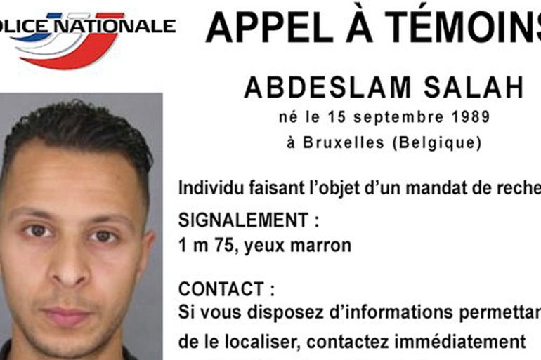 File of a Handout picture shows Belgian-born Abdeslam Salah seen on a call for witnesses notice released by the French Police Nationale information services on their twitter account