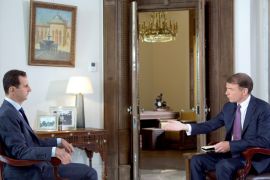 Syrian President gives an interview to NBC news