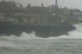 Tropical Storm Darby hits Hawaii