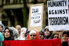Anti ISIS demonstration in The Netherlands