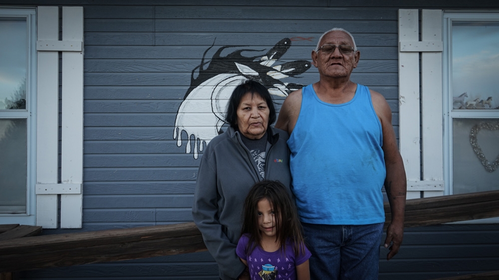 Jerome, a father of seven adult children, worked as an engineer off the reservation, returning home for lengthy periods to carry out charity project  [Patrick Strickland/Al Jazeera]    