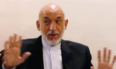 Former Afghan president Hamid Karzai [REUTERS]