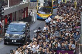 Hong Kongers protest China government''s interpretation of Basic Law