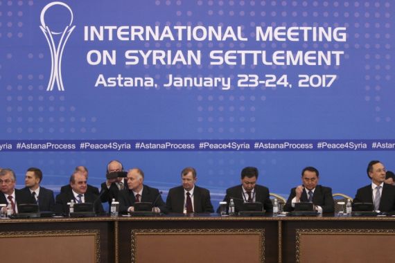 Participants of Syria peace talks attend meeting in Astana