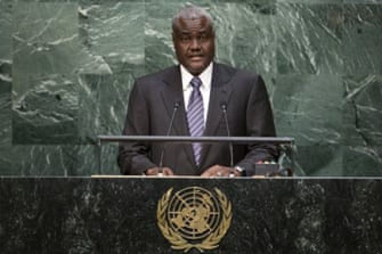Moussa Faki Mahamat, chairman of the African Union Commission