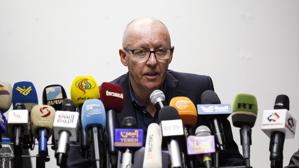 McGoldrick was in the Yemeni capital Sanaa to get updates on the ongoing conflict [AP]