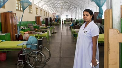 Not so long ago there were over 900 patients at the Hendala Leprosy Hospital, but only 29 remain. The youngest is 50 years old [Smriti Daniel/Al Jazeera]