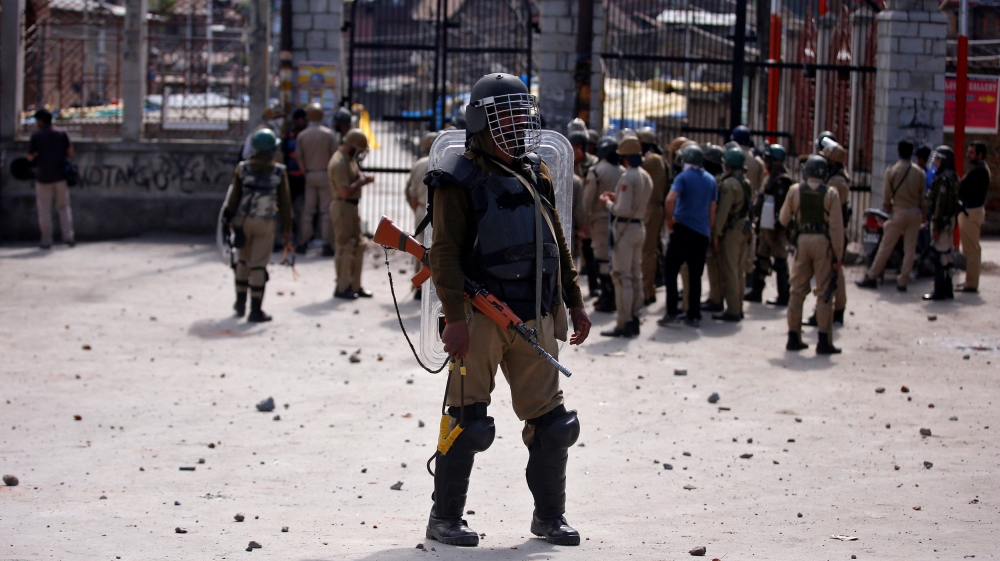 Authorities have repeatedly imposed restrictions on the internet in India-administered Kashmir following protests [Danish Ismail/Reuters]
