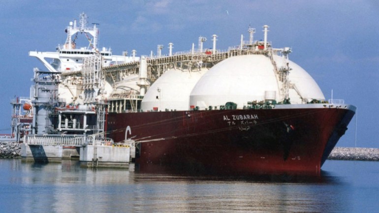 Qatar LNG gas
