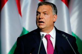 FILE PHOTO: Hungarian Prime Minister Viktor Orban during his state-of-the-nation address