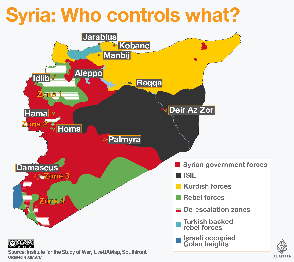 syria de-escalation zones map infographic