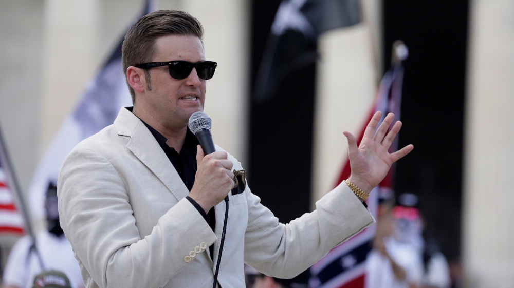White supremacist leader Richard Spencer is credited with coining the term 