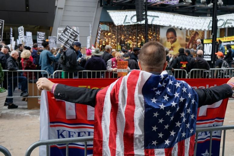 Anti-Trump Protests - NYC [Patrick Strickland/Al Jazeera]