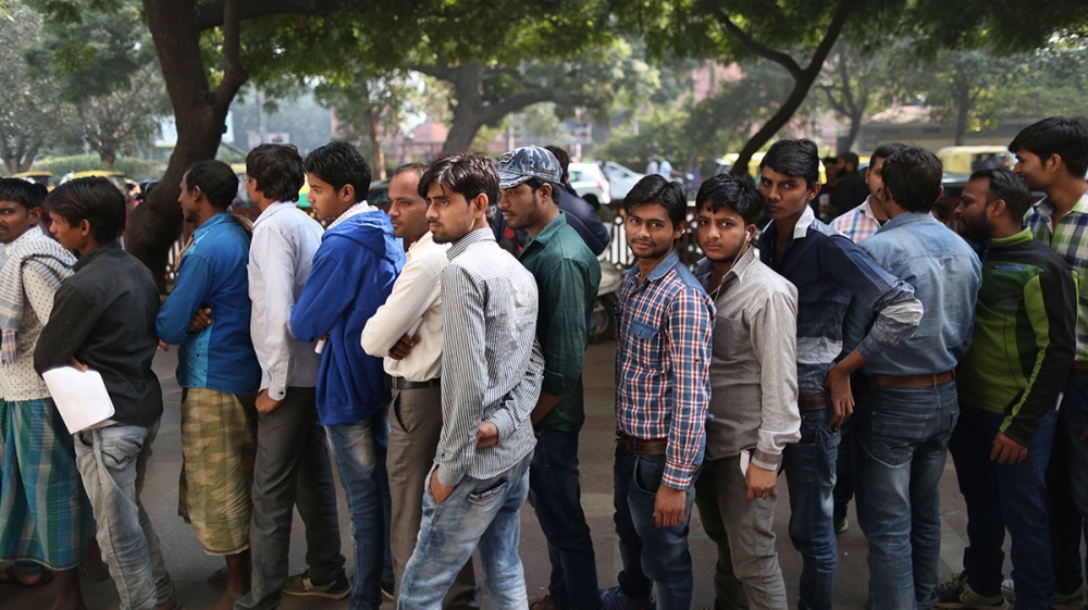 Several people fell ill, and some elderly Indians died as they waited in line for new money [Showkat Shafi/Al Jazeera]