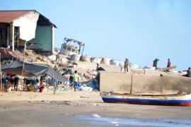 A house destroyed by a strong wave in Beira-Photo by Andrew Mambondiyani