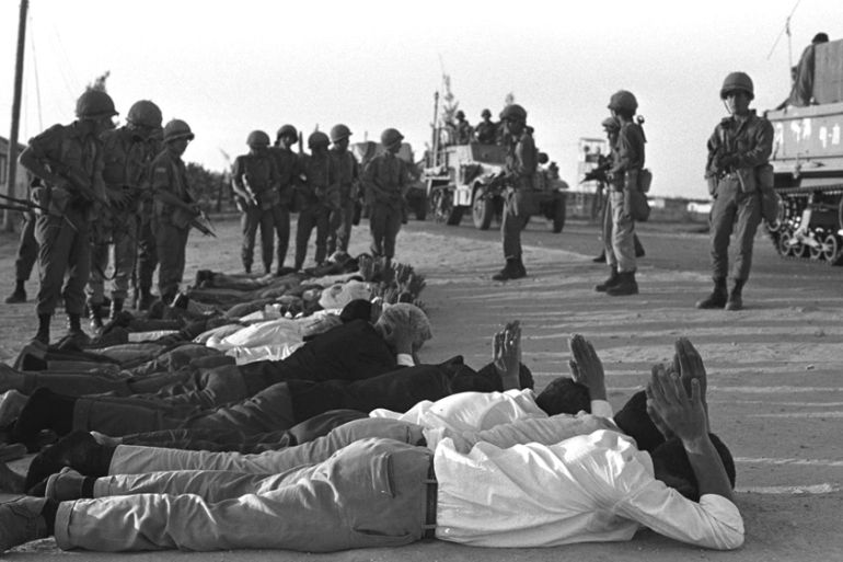Israelis in Rafah, 1967