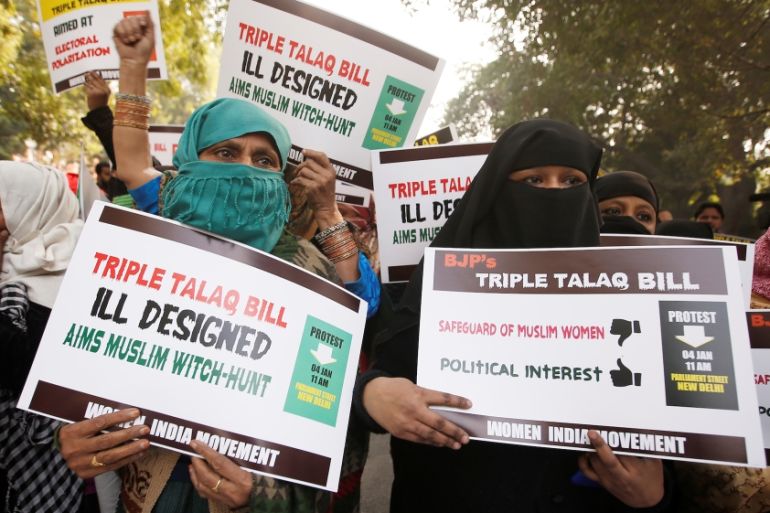 Triple Talaq protest India