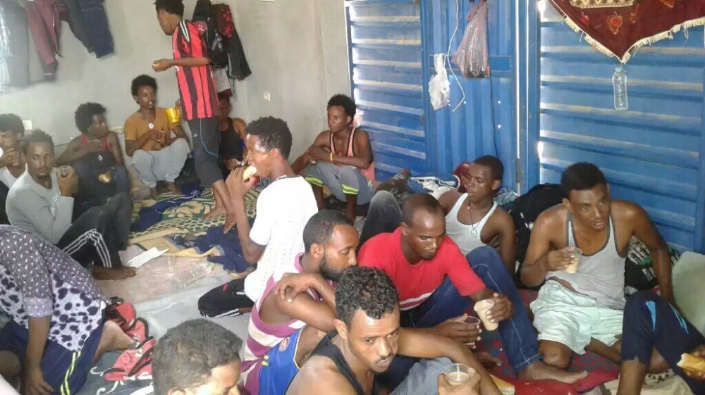 
There is no proper registration process for the tens of thousands of refugees arriving in Libya [Courtesy: Sami]
