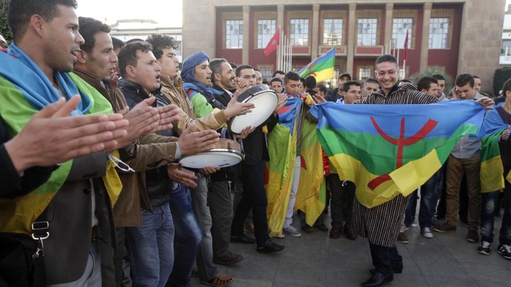 Moroccan Amazigh residents celebrate the Amazigh New Year [Reuters]