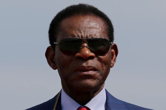 Equatorial Guinean President Teodoro Obiang Nguema Mbasogo