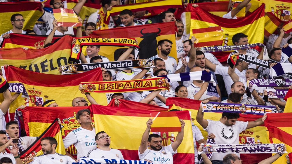 
In 1920, Spain's then-King Alfonso XIII granted Madrid Football Club the right to use the term 'real' (meaning royal) in its title and a royal crown in its emblem [Power Sport Images/Getty Images]
