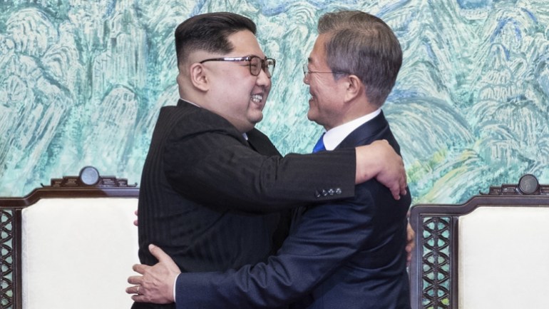 Korea hug