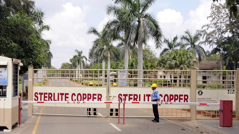 The Sterlite Copper plant has been closed for nearly two months as it awaits an expansion permit [Reuters]