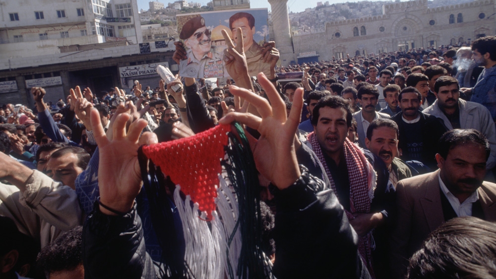 Many Palestinians sided with Iraq during Baghdad's invasion of Kuwait [Sygma via Getty Images]