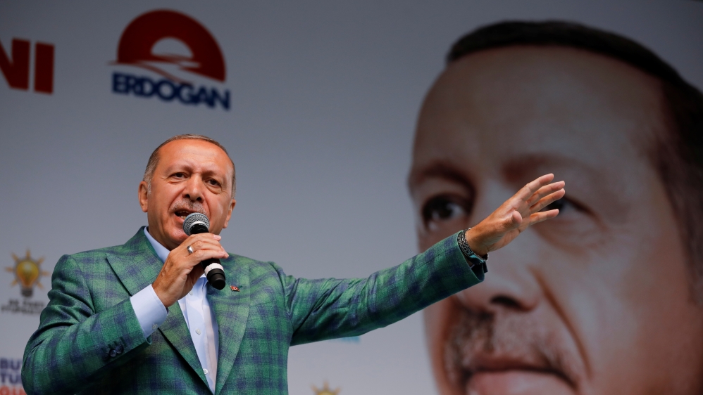 Turkish President Tayyip Erdogan is seeking a powerful new executive presidency [Reuters]