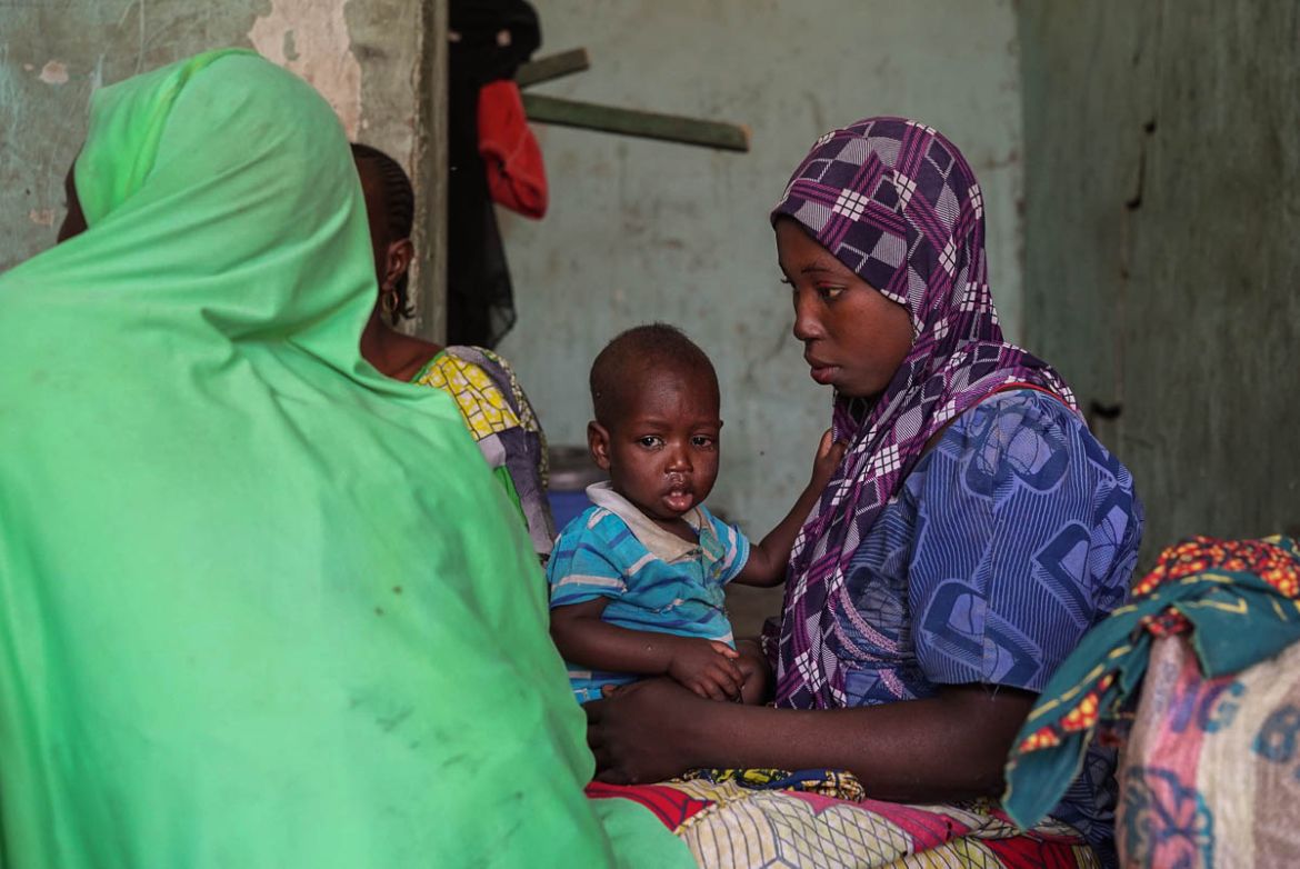 “I’m breastfeeding, but I have no milk because of the lack of nutrients and food,” says Yagana, a young mother who fled a Boko Haram attack on her village in Damboa, an LGA of Borno State. Amidst the