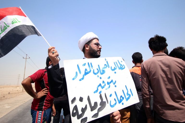 Basra protest