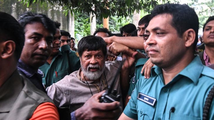 Bangladesh - photographer Shahidul Alam in Dhaka on August 6, 2018