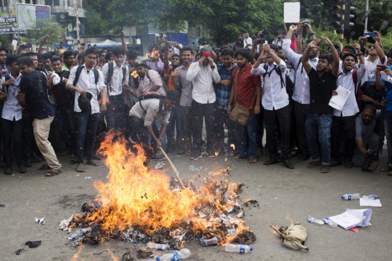 Bangladesh student protests