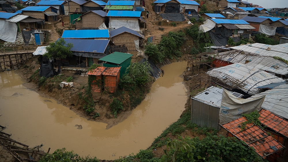 Balukhali camp is part of the Kutupalong Expansion site, the world's largest refugee camp [Sorin Furcoi/Al Jazeera] 